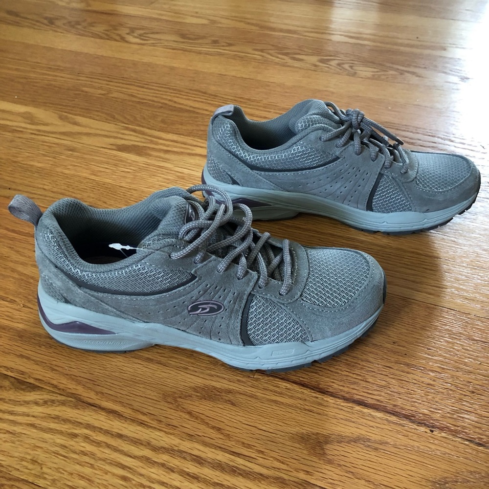 Dr. Scholl’s Bound Grey & Purple Shoes